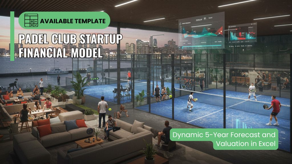 Best Financial Models | Padel Club Startup Financial Model Template — Dynamic 5-Year Forecast and Valuation in Excel | Padel-Club-Financial-Model-Template---5-Year-Excel-Forecast