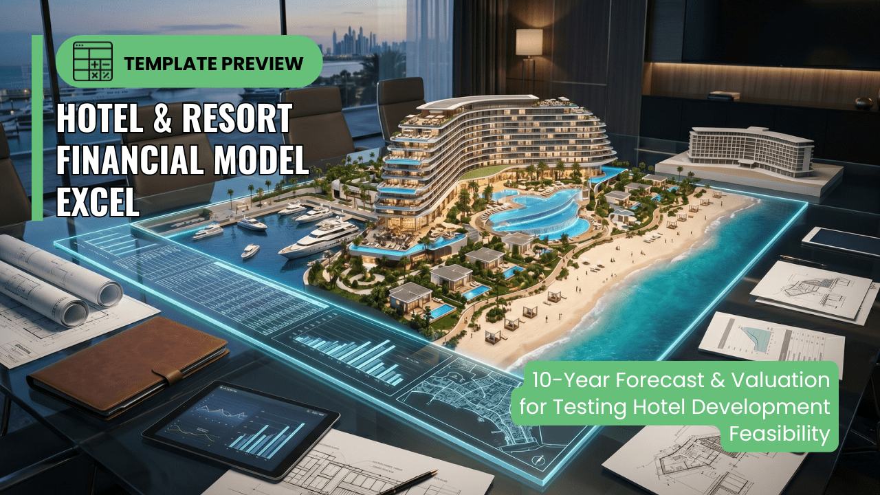 Hotel Financial Model Excel — 10-Year Forecast & Valuation for Testing Feasibility