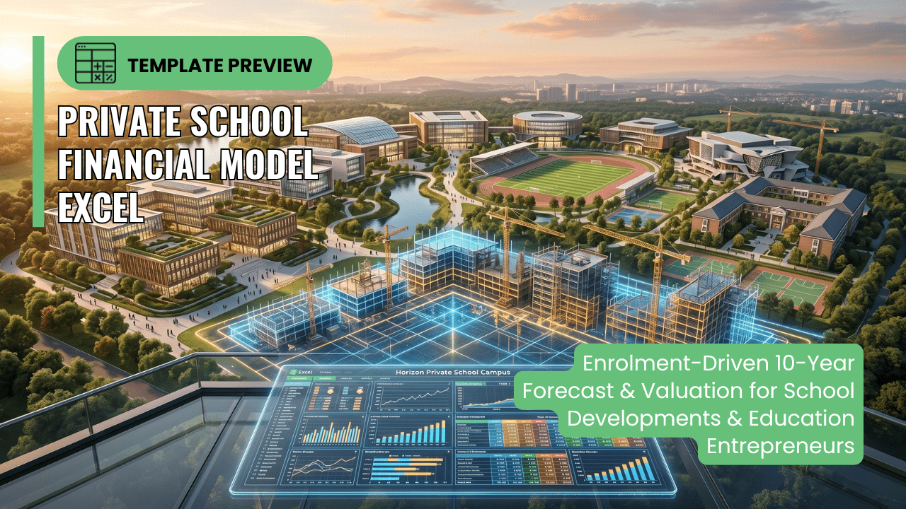 Best Financial Models | Private School Financial Model Excel — 10-Year Forecast for School Developments and Education Entrepreneurs